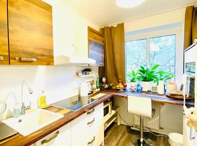 Apartment Hannovermesseapartment 2 Bedroom, Balcony With Garden View Hannover